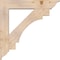 Ekena Millwork Merced Traditional Smooth Bracket w/ Offset Brace, Douglas Fir, 7 1/2"W x 38"D x 38"H BKT0806X38X38MRC01SDF - alternate 4
